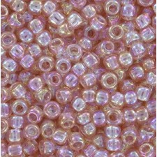 Toho seed beads 8/0 round Transparent-Rainbow Rosaline - TR-08-169